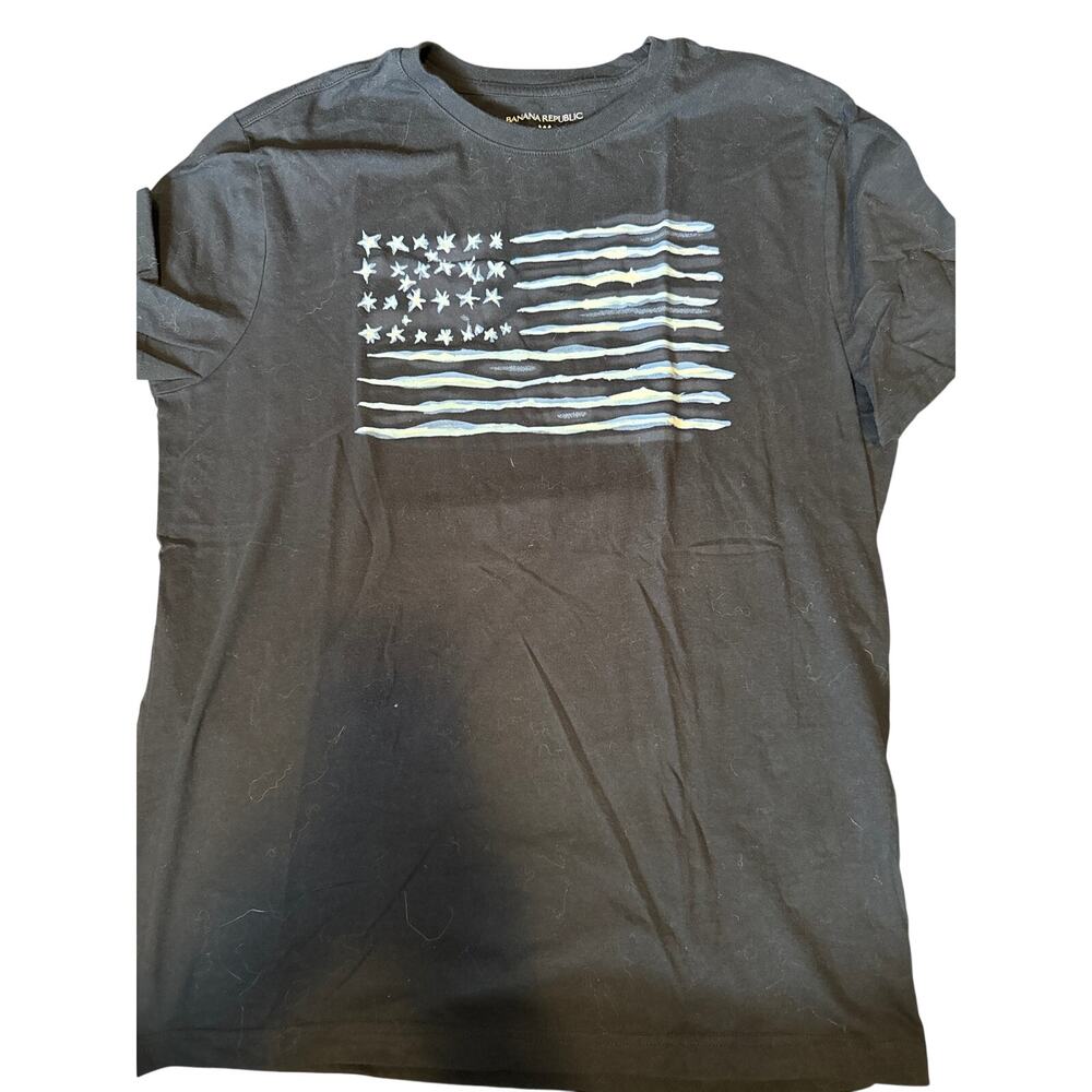 BANANA REPUBLIC FLAG SHIRT - size LARGE L
